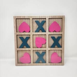 Valentine's Day Tic Tac Toe Board Decor Game